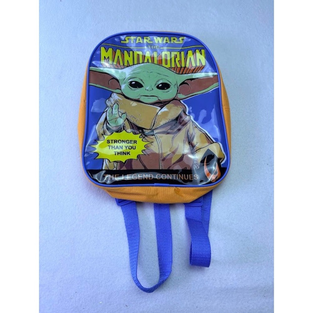 Star Wars The Mandalorian Grogu Kids Mini Backpack Orange Blue‎  Baby Yoda